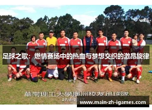 足球之歌：燃情赛场中的热血与梦想交织的激昂旋律